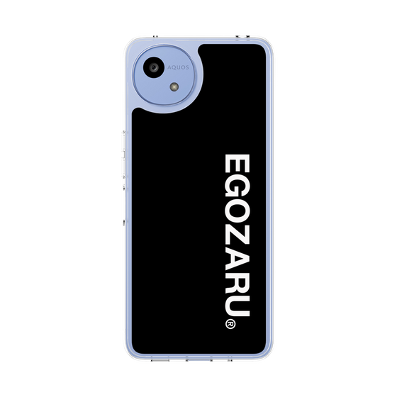 スリムプロテクションケース［ EGOZARU - ベーシックロゴ バーティカル ］