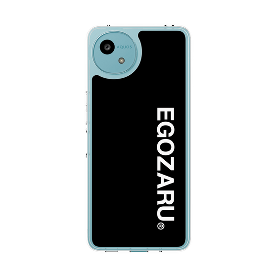 スリムプロテクションケース［ EGOZARU - ベーシックロゴ バーティカル ］