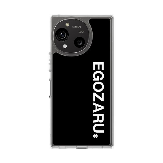 スリムプロテクションケース［ EGOZARU - ベーシックロゴ バーティカル ］