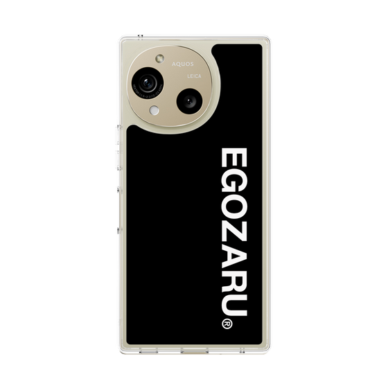 スリムプロテクションケース［ EGOZARU - ベーシックロゴ バーティカル ］