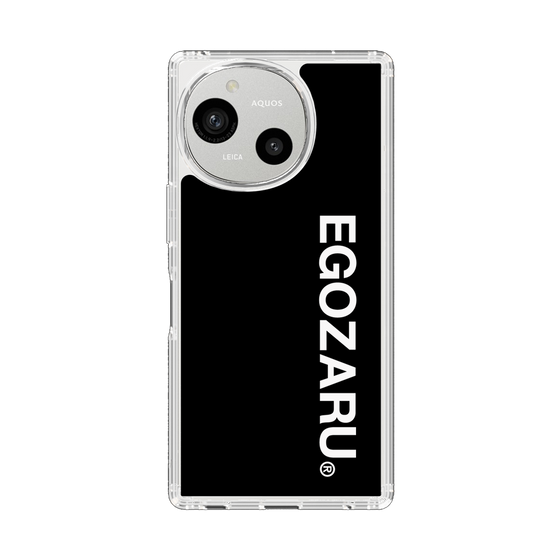 スリムプロテクションケース［ EGOZARU - ベーシックロゴ バーティカル ］