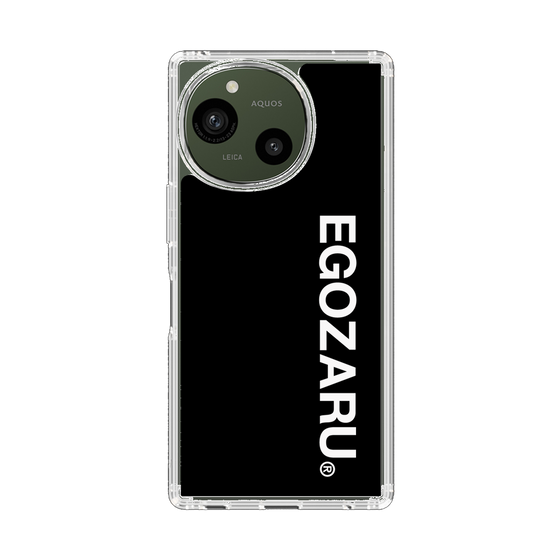 スリムプロテクションケース［ EGOZARU - ベーシックロゴ バーティカル ］