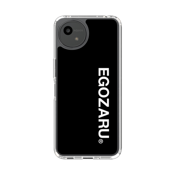 スリムプロテクションケース［ EGOZARU - ベーシックロゴ バーティカル ］