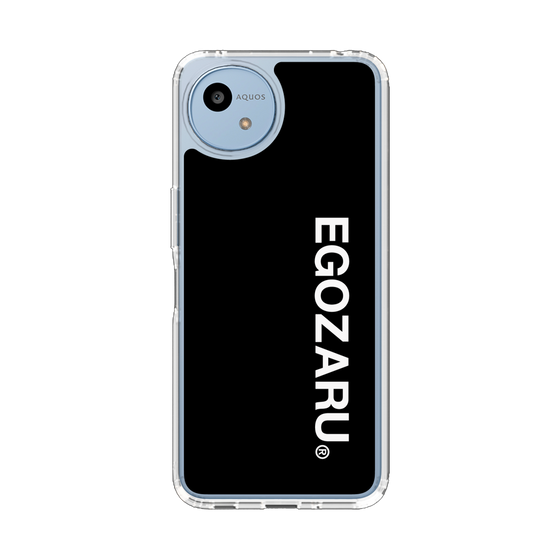 スリムプロテクションケース［ EGOZARU - ベーシックロゴ バーティカル ］