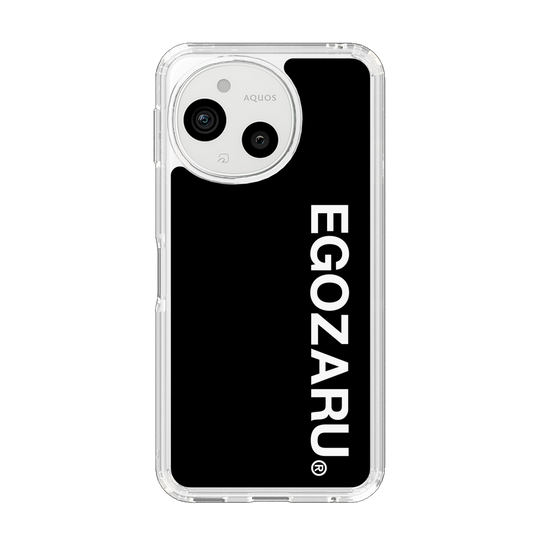 スリムプロテクションケース［ EGOZARU - ベーシックロゴ バーティカル ］