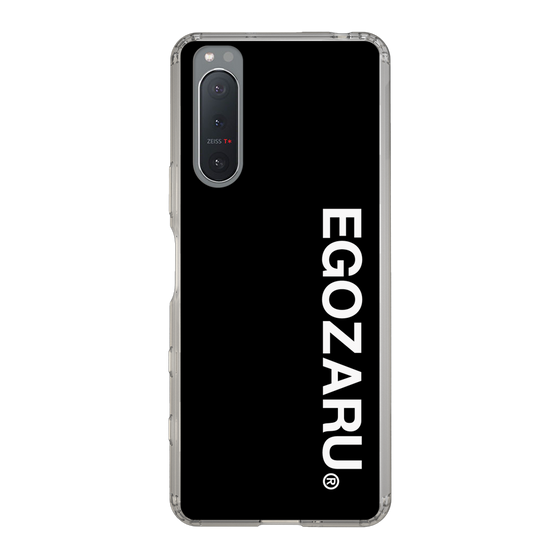 スリムプロテクションケース［ EGOZARU - ベーシックロゴ バーティカル ］