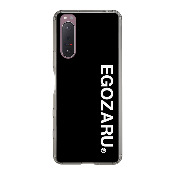 スリムプロテクションケース［ EGOZARU - ベーシックロゴ バーティカル ］