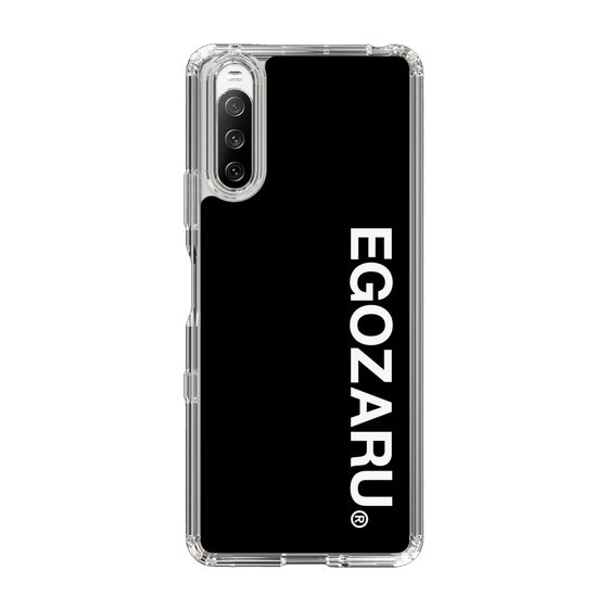 スリムプロテクションケース［ EGOZARU - ベーシックロゴ バーティカル ］