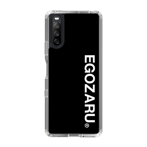 スリムプロテクションケース［ EGOZARU - ベーシックロゴ バーティカル ］