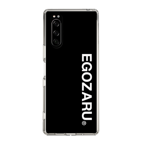 スリムプロテクションケース［ EGOZARU - ベーシックロゴ バーティカル ］