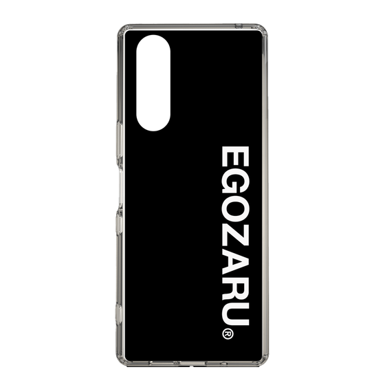 スリムプロテクションケース［ EGOZARU - ベーシックロゴ バーティカル ］