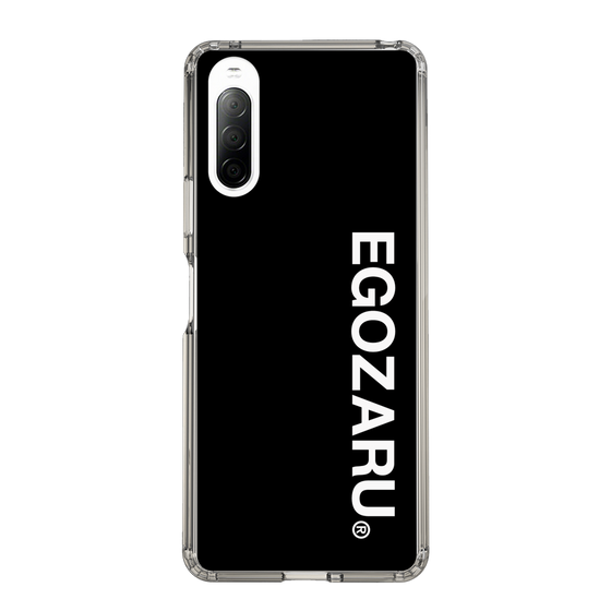 スリムプロテクションケース［ EGOZARU - ベーシックロゴ バーティカル ］