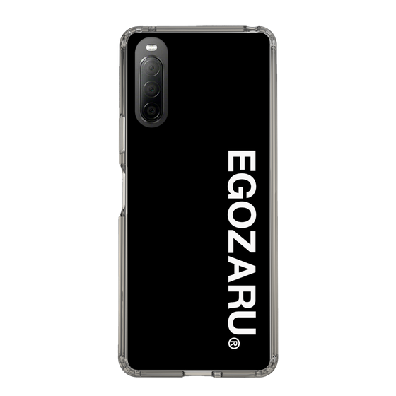 スリムプロテクションケース［ EGOZARU - ベーシックロゴ バーティカル ］