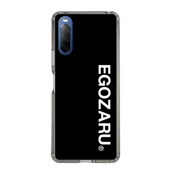 スリムプロテクションケース［ EGOZARU - ベーシックロゴ バーティカル ］