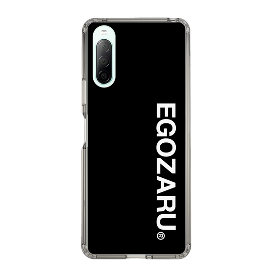 スリムプロテクションケース［ EGOZARU - ベーシックロゴ バーティカル ］