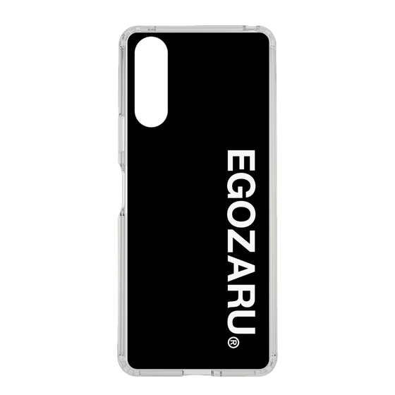 スリムプロテクションケース［ EGOZARU - ベーシックロゴ バーティカル ］