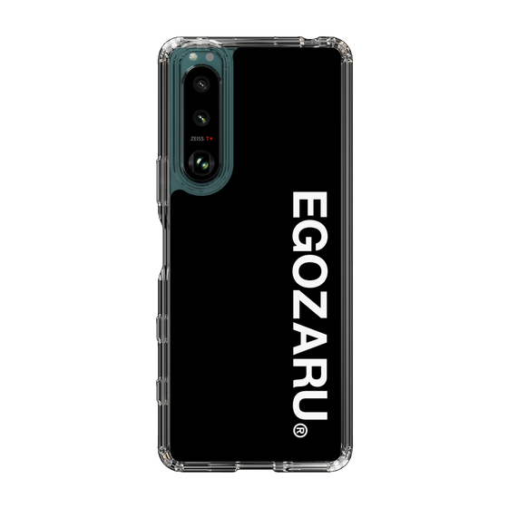 スリムプロテクションケース［ EGOZARU - ベーシックロゴ バーティカル ］