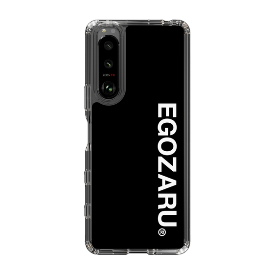 スリムプロテクションケース［ EGOZARU - ベーシックロゴ バーティカル ］