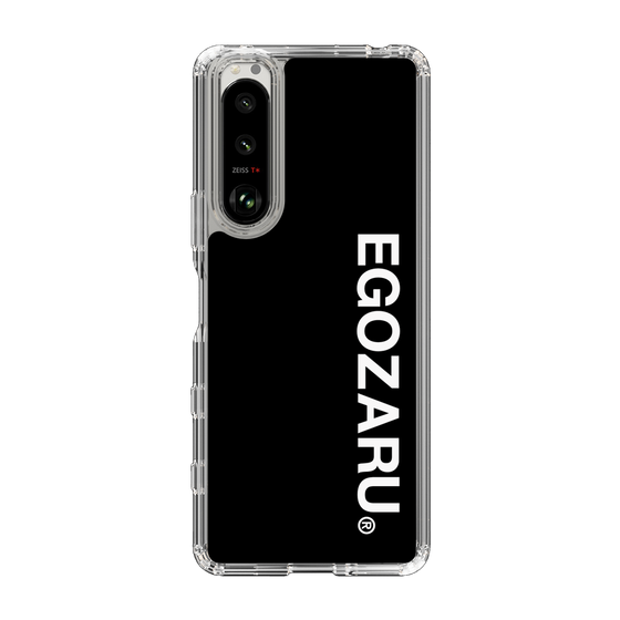 スリムプロテクションケース［ EGOZARU - ベーシックロゴ バーティカル ］