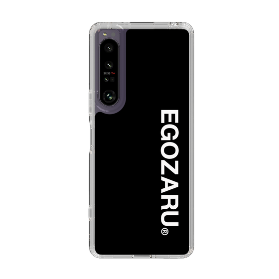 スリムプロテクションケース［ EGOZARU - ベーシックロゴ バーティカル ］