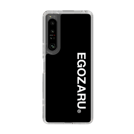 スリムプロテクションケース［ EGOZARU - ベーシックロゴ バーティカル ］