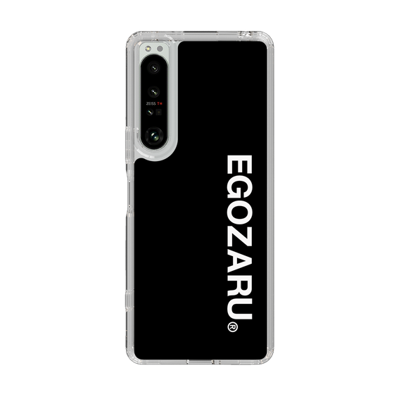 スリムプロテクションケース［ EGOZARU - ベーシックロゴ バーティカル ］