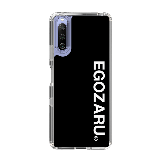 スリムプロテクションケース［ EGOZARU - ベーシックロゴ バーティカル ］