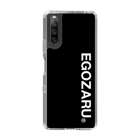 スリムプロテクションケース［ EGOZARU - ベーシックロゴ バーティカル ］