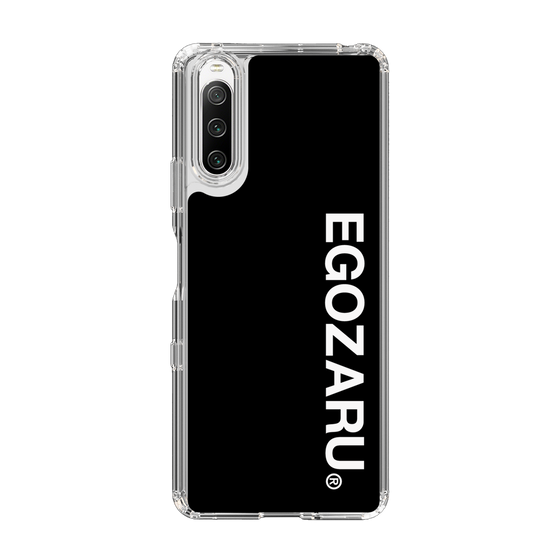 スリムプロテクションケース［ EGOZARU - ベーシックロゴ バーティカル ］