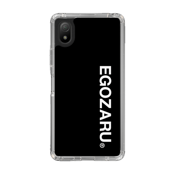 スリムプロテクションケース［ EGOZARU - ベーシックロゴ バーティカル ］