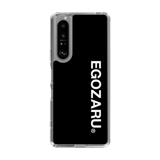 スリムプロテクションケース［ EGOZARU - ベーシックロゴ バーティカル ］