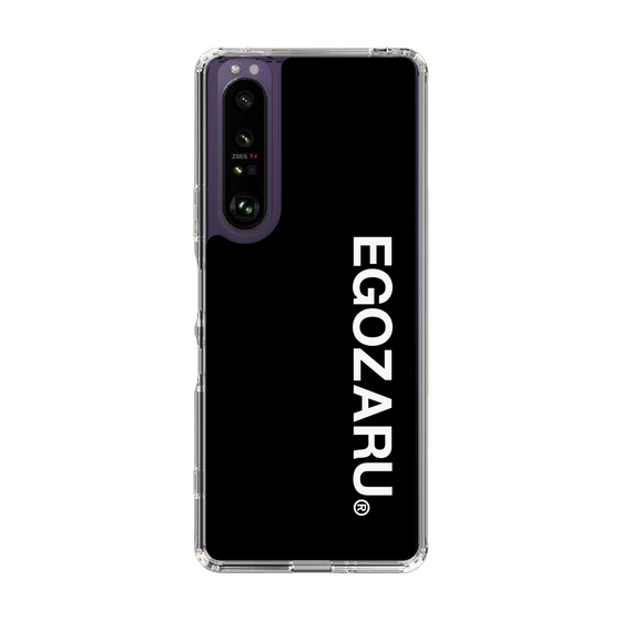 スリムプロテクションケース［ EGOZARU - ベーシックロゴ バーティカル ］