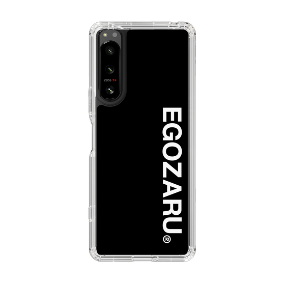 スリムプロテクションケース［ EGOZARU - ベーシックロゴ バーティカル ］