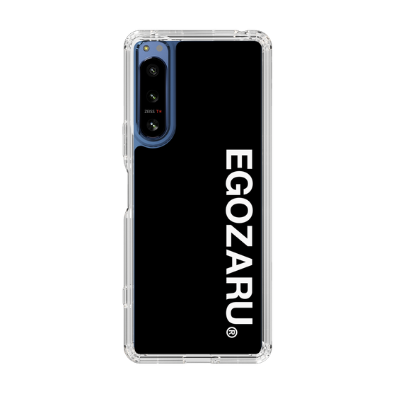 スリムプロテクションケース［ EGOZARU - ベーシックロゴ バーティカル ］