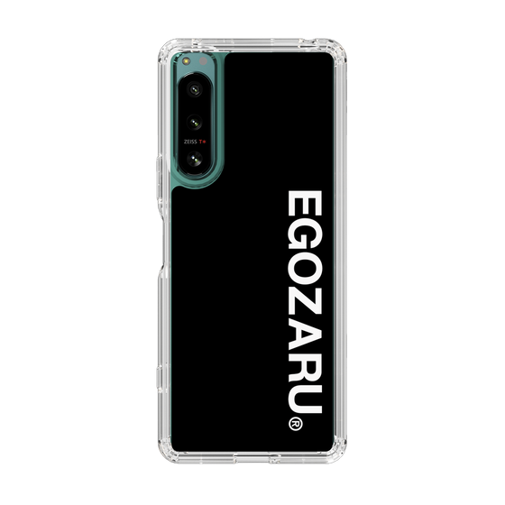 スリムプロテクションケース［ EGOZARU - ベーシックロゴ バーティカル ］