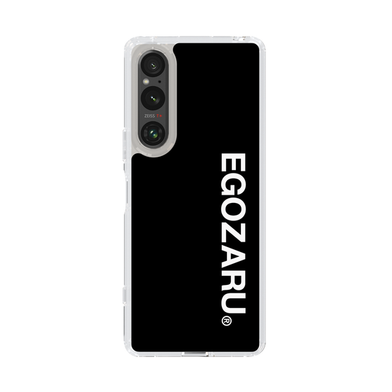 スリムプロテクションケース［ EGOZARU - ベーシックロゴ バーティカル ］