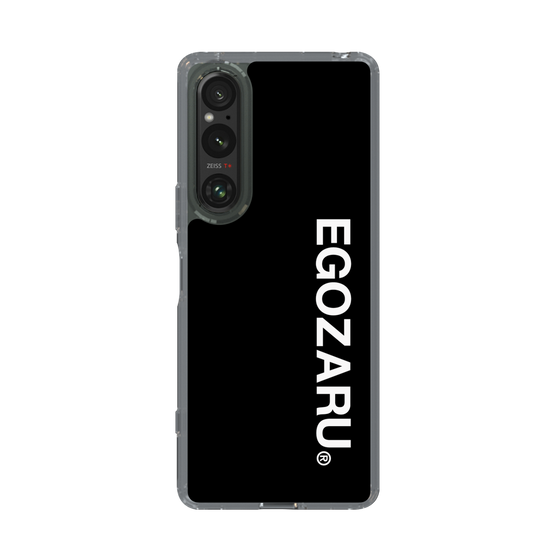 スリムプロテクションケース［ EGOZARU - ベーシックロゴ バーティカル ］