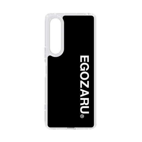 スリムプロテクションケース［ EGOZARU - ベーシックロゴ バーティカル ］