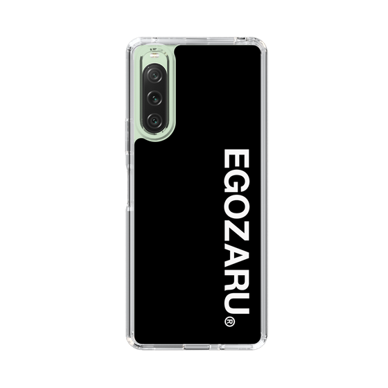 スリムプロテクションケース［ EGOZARU - ベーシックロゴ バーティカル ］