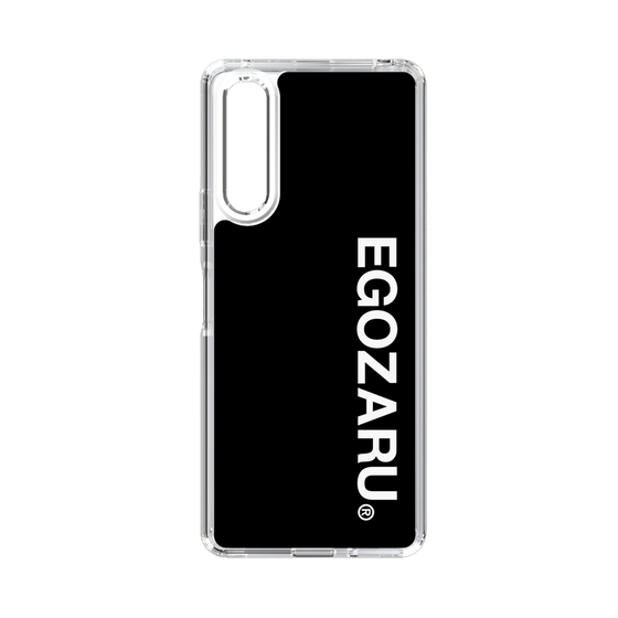 スリムプロテクションケース［ EGOZARU - ベーシックロゴ バーティカル ］