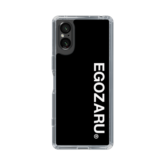 スリムプロテクションケース［ EGOZARU - ベーシックロゴ バーティカル ］