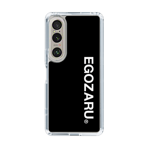 スリムプロテクションケース［ EGOZARU - ベーシックロゴ バーティカル ］