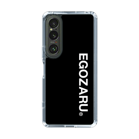 スリムプロテクションケース［ EGOZARU - ベーシックロゴ バーティカル ］