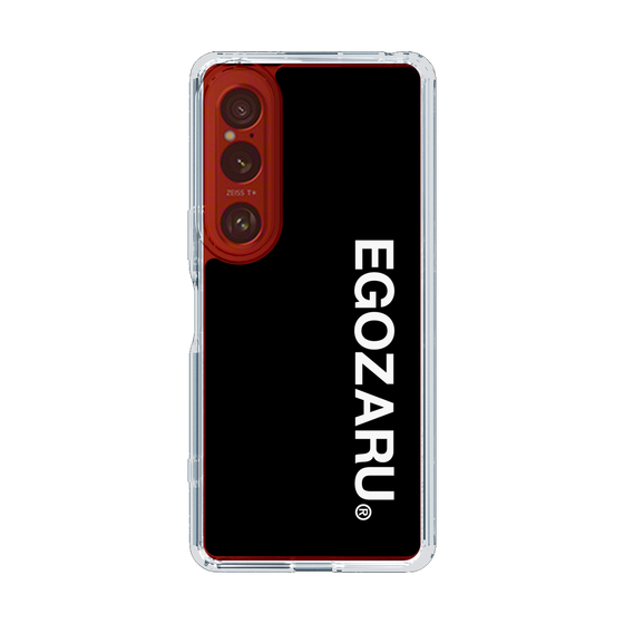 スリムプロテクションケース［ EGOZARU - ベーシックロゴ バーティカル ］