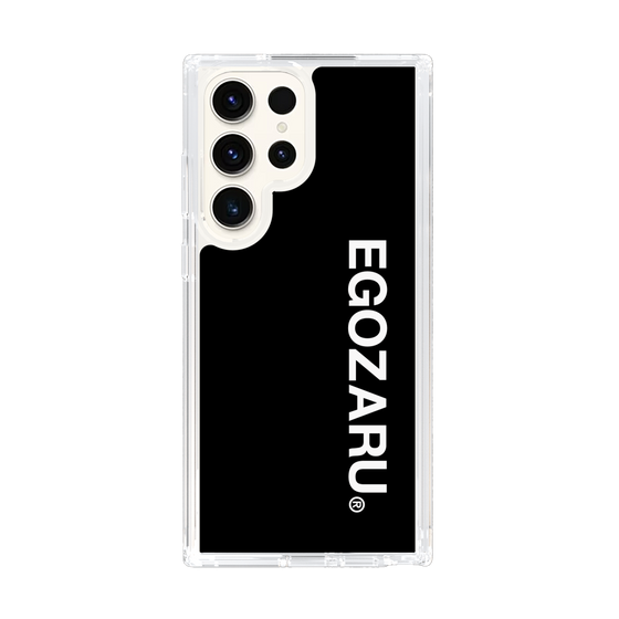 スリムプロテクションケース［ EGOZARU - ベーシックロゴ バーティカル ］