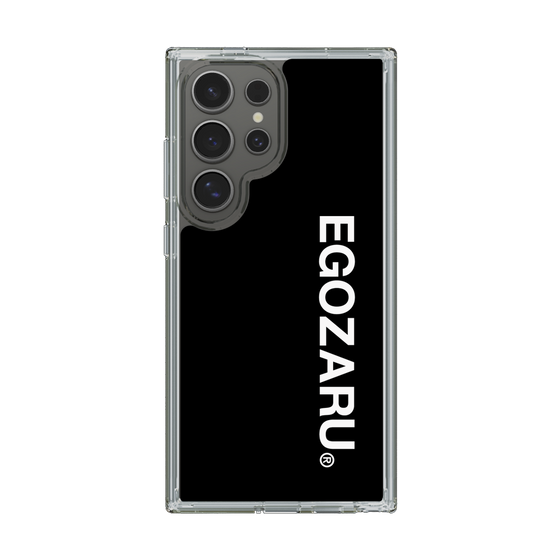 スリムプロテクションケース［ EGOZARU - ベーシックロゴ バーティカル ］