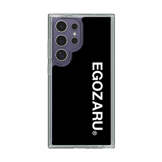 スリムプロテクションケース［ EGOZARU - ベーシックロゴ バーティカル ］