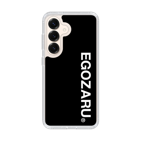 スリムプロテクションケース［ EGOZARU - ベーシックロゴ バーティカル ］