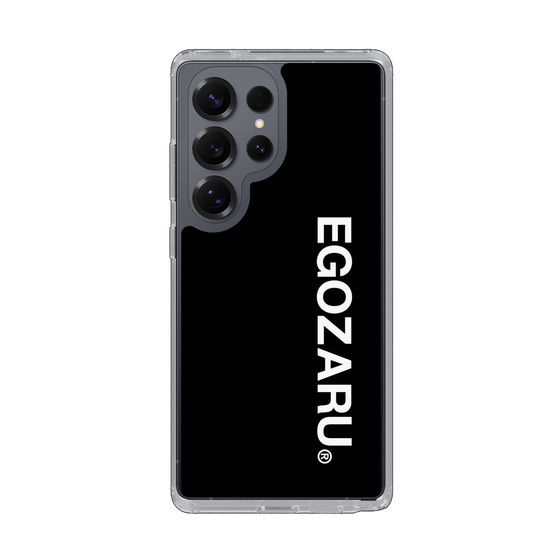 スリムプロテクションケース［ EGOZARU - ベーシックロゴ バーティカル ］