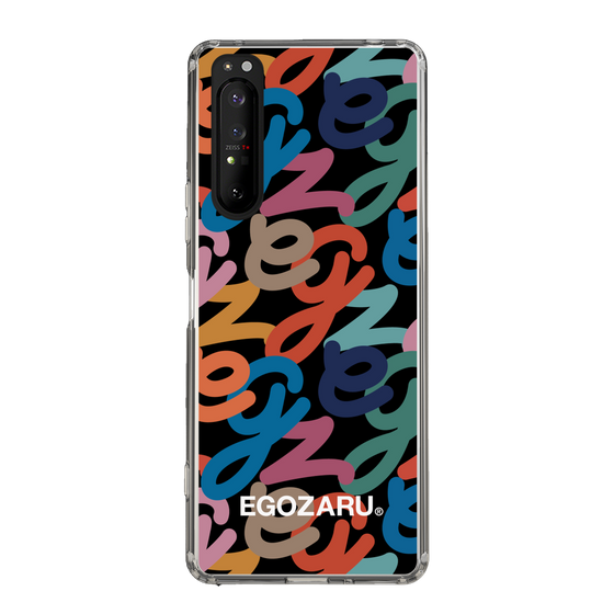 スリムプロテクションケース［ EGOZARU - マルチスクリプト ］